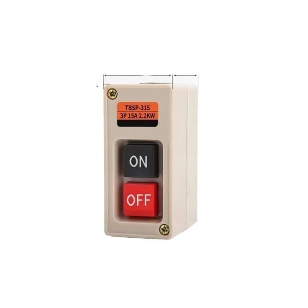 Single Phase/Three Phase Motor Start-Stop Button Switch Press Button Control Box - Picture 3 of 7